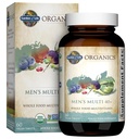 Garden of Life Organics Men's 40+ Multivitamin with Prostate Support, B12 & Vitamins – Vegan Daily Whole Food Multivitamin, Non-GMO, Certified Organic, 60 Tablets
