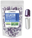 XPRS Nutra Size 3 Empty Capsules - 1000 Count Empty Gelatin Capsules - Pills DIY Capsule Filling - Pure Bovine Pill Gel Caps Fillable for Do-It-Yourself Vitamins and Supplements (Pearl Purple/White)