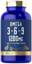 Carlyle Omega 3 6 9 Supplement | 1,200mg | 180 Softgel Capsules | Triple Omega Complex | Fish, Flaxseed & Borage Oils with EPA & DHA | Non-GMO & Gluten Free