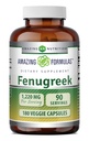 Amazing Formulas Fenugreek Seed 1220 Mg 180 Veggie Capsules Supplement | Non-GMO | Gluten Free | Made in USA | Suitable for Vegetarians