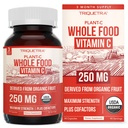Organic Vitamin C | Whole Food Vitamin C from Fruit Plus Absorption Enhancing Cofactors - Vegan, Enhanced Bioavailability - Immune Support, Antioxidant, Total Health (90 Servings)