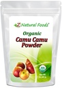 Z Natural Organic Camu Camu Powder, Natural Vitamin C Supplement for Immune Support & Mood Boost, Mix in Smoothies, Drinks & Recipes, Superfood Powder, Raw, Vegan, Non GMO, Gluten Free, 1 lb