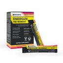 BODi Energize Pre Workout Powder - Beta-Alanine, Quercetin & Low-Dose Caffeine Formula for Enhanced Energy & Focus, Increase Energy & Endurance Supplement, Strawberry Lemonade Flavored, 20 Sticks